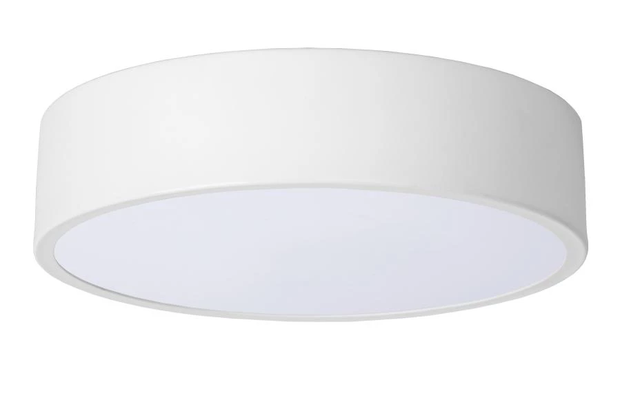 Lucide UNAR - Flush ceiling light - Ø 20 cm- LED 3 StepDim - 1x12W 2700K - White - turned off